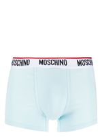 Moschino boxer à logo imprimé - Bleu - thumbnail