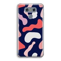 Memphis Shapes Pink: LG G6 Transparant Hoesje
