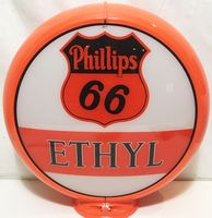 Phillips 66 Ethyl (V2) Gasoline Benzinepomp Bol - thumbnail