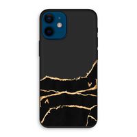 Gouden marmer: iPhone 12 mini Biologisch afbreekbaar hoesje