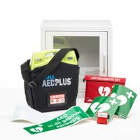 ZOLL AED Plus lease -Halfautomaat-Met witte binnenkast (+2,75)-Ja (+ 10,00)