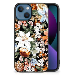 Bloemen Hoesje voor Apple iPhone 13 Dark Flowers