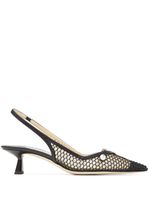 Jimmy Choo escarpins Amita 45 mm à bride arrière - Noir