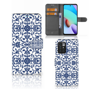 Xiaomi Redmi 10 Hoesje Flower Blue