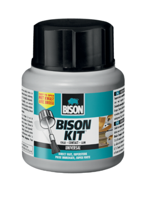 Kit met Kwast Flacon 125 ml - Bison