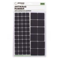 Benson Antikras rubber - zwart - meubelvilt - 56-delig - antikras viltjes