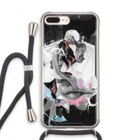 Camouflage de sommeil: iPhone 8 Plus Transparant Hoesje met koord