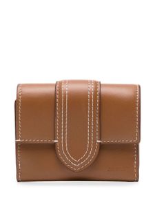 Jacquemus portefeuille Le Compact Bambino - Marron