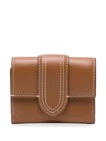 Jacquemus portefeuille Le Compact Bambino - Marron - thumbnail