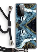 Golden Fox: Samsung Galaxy A72 5G Transparant Hoesje met koord