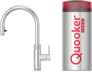 Quooker Flex met COMBI boiler 3-in-1 kokend water kraan Chroom