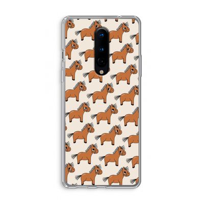 Pony: OnePlus 8 Transparant Hoesje
