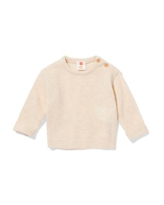 HEMA Newborn trui merinowol ecru (ecru)