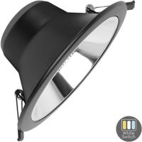 CCT LED downlighter zwart reflector 15W Tri-White dimbaar - LED2511