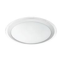 EGLO Competa 1 plafondverlichting Zilver, Transparant, Wit