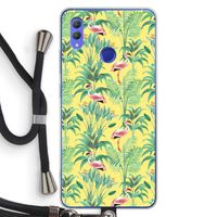 Flamingo party: Honor Note 10 Transparant Hoesje met koord