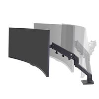 Ergotron HX Arm Desk Mount HD Monitor-tafelbeugel 1-voudig 38,1 cm (15) - 124,5 cm (49) Zwart Draaibaar, In hoogte verstelbaar, Kantelbaar, Zwenkbaar - thumbnail