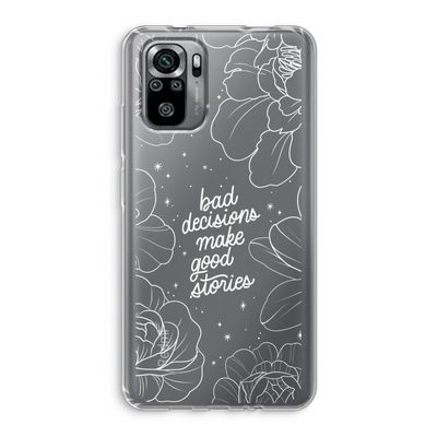 Good stories: Xiaomi Redmi Note 10S Transparant Hoesje