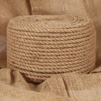 Touw 25 m lang 12 mm dik jute - thumbnail