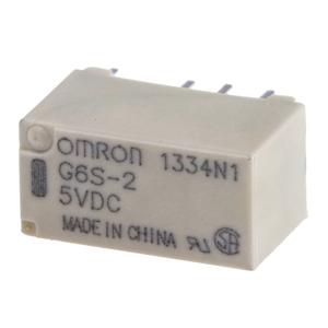 Omron G6S-2 DC5 Printrelais 5 V/DC 2 A 1x wisselcontact 1 stuk(s) Bag