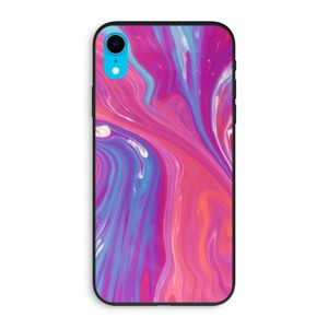 Paarse stroom: iPhone XR Biologisch afbreekbaar hoesje