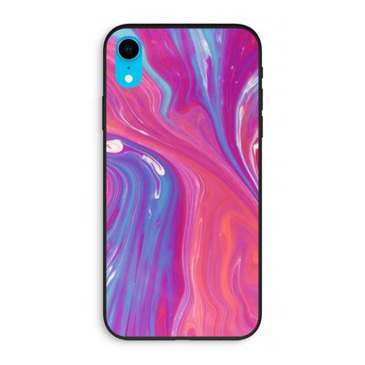 Paarse stroom: iPhone XR Biologisch afbreekbaar hoesje