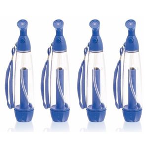 4x stuks waterverstuiver blauw warm weer