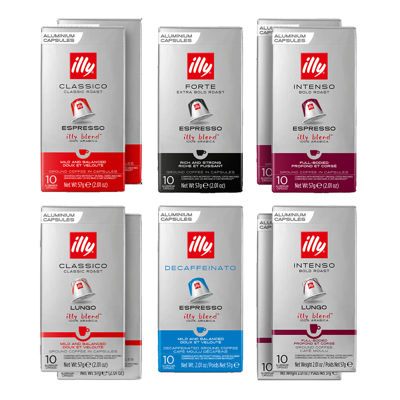Proefpakket Illy - 100 koffiecapsules