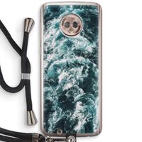 Zee golf: Motorola Moto G6 Transparant Hoesje met koord