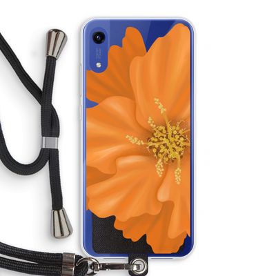 Orange Ellila flower: Honor Play 8A Transparant Hoesje met koord