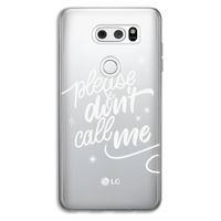 Don't call: LG V30 Transparant Hoesje