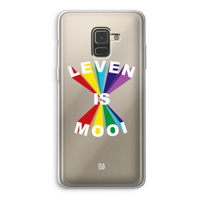 Het Leven Is Mooi: Samsung Galaxy A8 (2018) Transparant Hoesje
