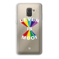 Het Leven Is Mooi: Samsung Galaxy A8 (2018) Transparant Hoesje