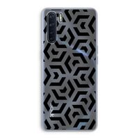 Crazy pattern: Oppo A91 Transparant Hoesje