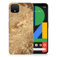Google Pixel 4 XL | TPU | Siliconen hoesje | Marmer Creme