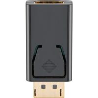 Goobay adapter displayport > hdmi (zwart, passief, verguld)