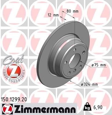 Remschijf Coat Z 150129920