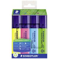 Staedtler Textmarker Textsurfer 364 RC4 Diverse kleuren, Geel, Pink, Blauw, Groen 5 mm 4 stuk(s)