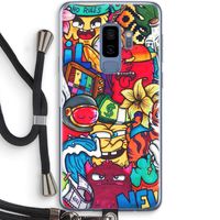 No Rules: Samsung Galaxy S9 Plus Transparant Hoesje met koord