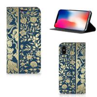 Apple iPhone X | Xs Smart Cover Beige Flowers