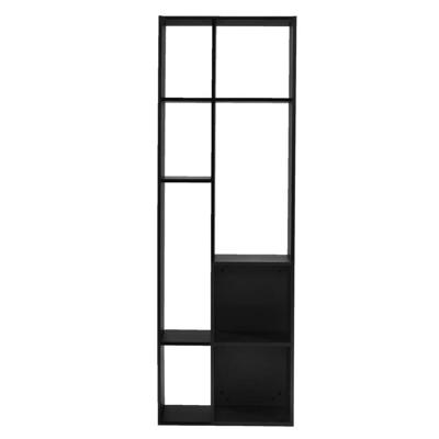 Leen Bakker - Kast Kenzi - 177x59x38 Cm - MDF - Zwart
