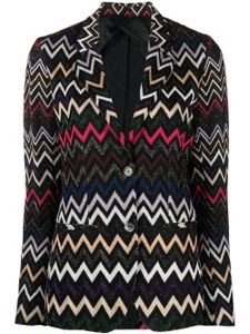 Missoni blazer à motif de chevrons - Noir