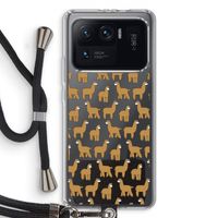 Alpacas: Xiaomi Mi 11 Ultra Transparant Hoesje met koord