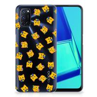TPU bumper voor OPPO A52 | A72 Katten Emojis