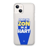 Laat de zon in je hart: iPhone 13 Transparant Hoesje