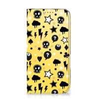 Mobiel BookCase iPhone 16 Punk Geel