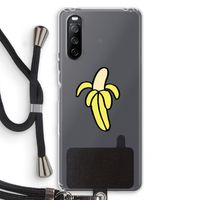 Banana: Sony Sony Xperia 10 III Transparant Hoesje met koord
