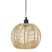 Atmosphera Hanglamp Caren - D24 cm - metaal draad/touw - kleur beige - Design lamp - Lampenkap Atmosphera Hanglamp Caren - D24 cm - metaal draad/touw - kleur beige - Design lamp - Lampenkap