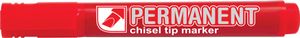 Crown permanent marker, schuine punt, schrijfbreedte 1 - 3 mm, rood