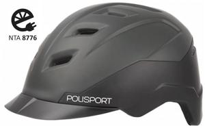 Polisport Helm PolispGoudt E City speed e-bike Zwart